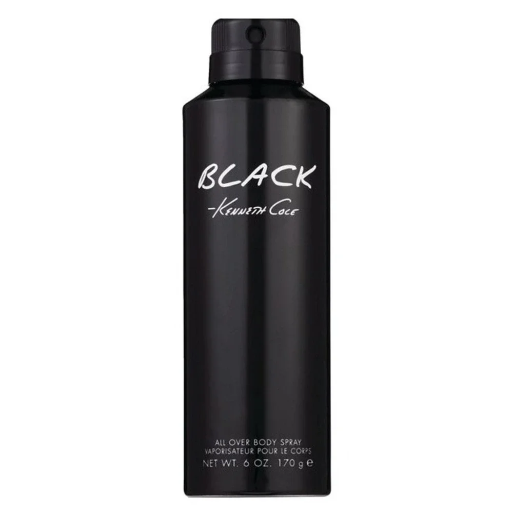 Kenneth Cole Black All Over Body Spray for Men 6 oz 170g Fragrance Mist New
